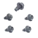 Pack of 5 pcs M14x1.5 Engine Oil Drain Plug With Insert Gasket Compatible with FORD...