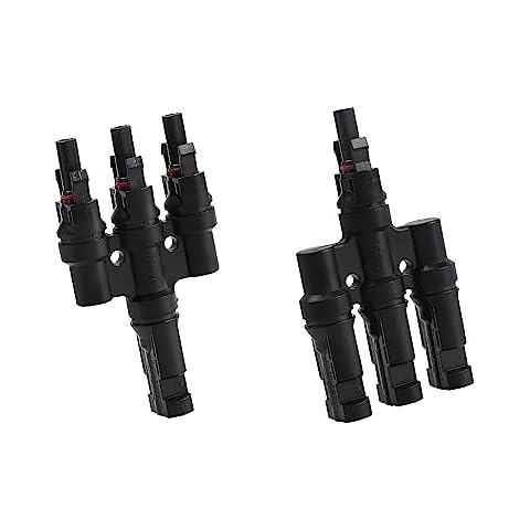 Good BNTai Solar Branch Connectors Y Connector for Parallel Connection Between Solar Panels 1 Pair MMMF+FFFM Cover