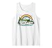 Summer Camp Director Staff Groovy Rainbow Camp Counselor Tank Top