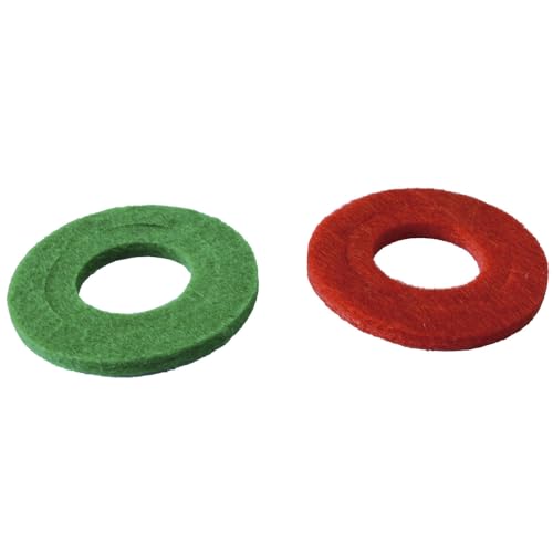 KRAWEHL - Schwulfat-Unterlegscheiben, robust, klein und leicht, verhindert Korrosion, ideale Klemmen und Batteriekabel, inklusive Anschlussfett, Ø 45 mm