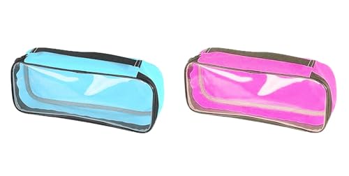 LOSVINA Travel Bag for Lifevac Home Kit Travel Kit First Aid Kit Accessory Pouches - Zippered Bag/Transparent Window - Set of 2