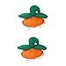 Abaodam 2 Pcs Headgear Halloween Decor Top Hat Costume Green Leaves Decor Dog Customes Halloween Dog Beanie Halloween Dog Cloth Pumpkin Shaped Cap Pumpkin Pet Hat Decorative Headdress Pet