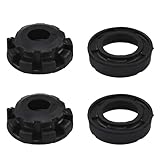ELSOON K160040 K160041 52088257 52088401 Front Upper & Lower Coil Spring Isolators Kit Compatible with Jeep Grand Cherokee WJ/WG 1999-2004