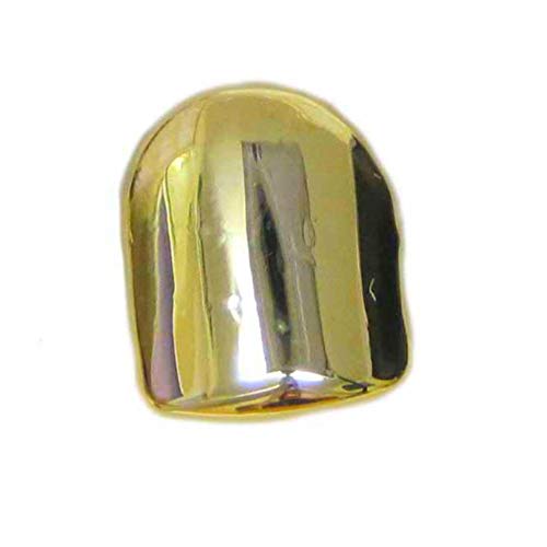 Gold-Tone Hip Hop Removable Single Tooth Solid Grillz Grill