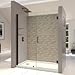 Dreamline 53 to 54" Frameless Hinged Shower Door Unidoor SHDR-20537210S-06 Shower Doors