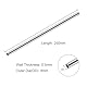 iMeistek 304 Edelstahlrohre, 9 mm Außendurchmesser x 0,5 mm Wandstärke, 250 mm Länge, Edelstahlrohr, industrielles gerades Rohr (3 Stück)