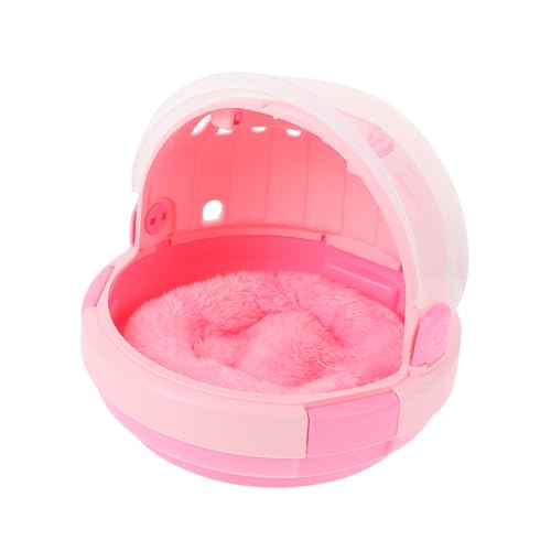 LIOOBO Small Bird Travel Cage Parrot Carrier Easy to Carry Bird Carrier Pad Safe