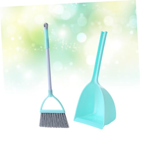 GALPADA Mini Besen mit Kehrschaufel Set für Kindgerechtes Haushaltshelfer in Pastellgrün Miniatur Design für Einfache Reinigung unter Möbeln für Eltern Junge Mädchen Aktivitäten und – Bild 5