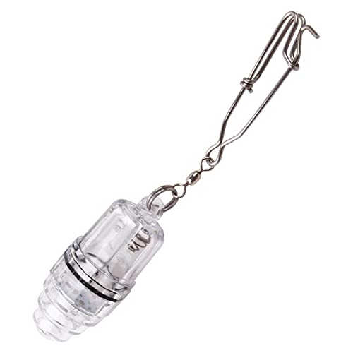 Lampe clignotante pour pêche nocturne étanche OROOTL LED subaquatique 3 couleurs à clip 0.6m