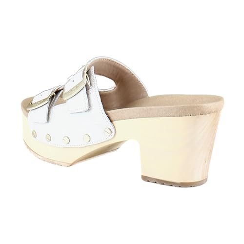 Dr. Scholl's Women's Original Vibe Platform Slide Sandal, Metallic Gold Leather, 103