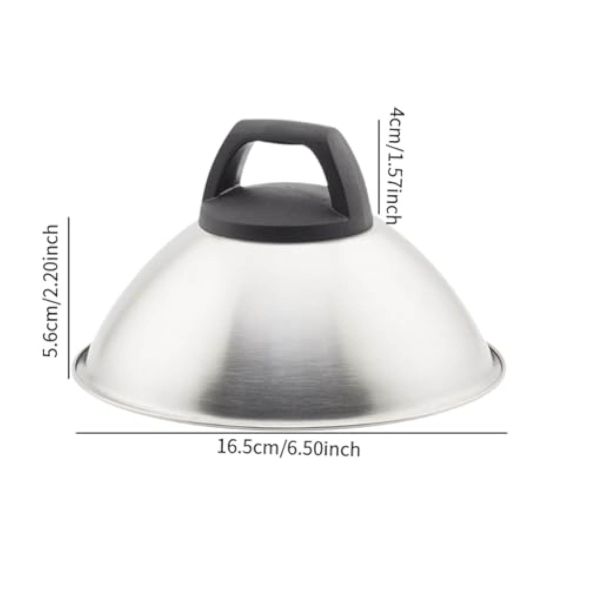 Burger Cover with Handle for Barbecue Cooking, 16.5cm