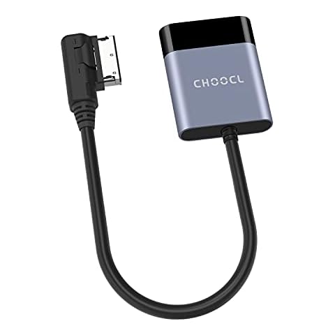 CHOOCL Bluetooth 5.0 aptX-HD Car Adapter Compatible for Audi AMI MMI, Mercedes Media Interface and Volkswagen MDI Connector (A2-Audi2G) Cover