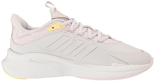 adidas Women's Alphaedge + Sneaker, Dash Grey/Dash Grey/Almost Yellow, 9 - Thumbnail 6