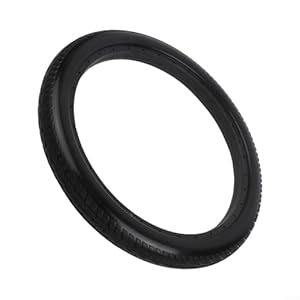 40,6 cm (16 Zoll) Vollreifen 16 x 1,75 für Mobilitätsgeräte und Fahrräder aus reinem Gummi erfüllt funktionale Anforderungen für den täglichen Transport (schwarz)