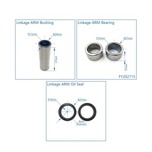 Kit roulements bras oscillant DRZ400 biellette étanche - 2