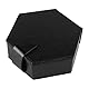 Laroal 7 Würfelbox-Tablett, sechseckige Würfelbox, Würfeltablett für Tabletop-Spiel, Rollenspiele