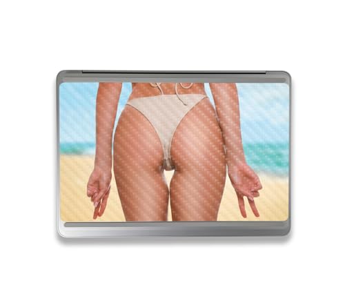 Image of MightySkins Carbon Fiber Skin Compatible with Microsoft Surface Laptop Studio 2 (2023) Full Wrap Kit - Beach Ready | Protective, Durable Textured Carbon Fiber Finish | Easy to Apply | Made in The USA