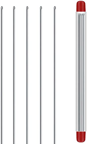 Générique Outil de pêche, Aiguille de vers de Terre en Acier Inoxydable, Outil Pratique pour Transporter des appâts de vers de Terre