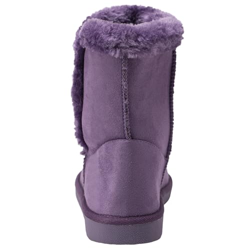 Alpine Swiss Mindy Women’s Winter Boots | Short Faux Shearling Boot | Warm Comfortable Micro Suede | Anti-Slip Sole | Stylish Fall & Winter Footwear3