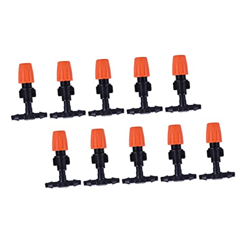 BESTonZON 1set Adjustable Garden Dripper Irrigation Kit Misting Nozzles for Efficient Watering for Lawns Greenhouses and Patio Cooling 20pcs