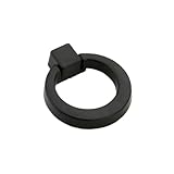 HOUDERCO 5piezas Manija De Puerta De Aleación Tiradores Estilo Industrial Para Cajón Armario Escritorio Gabinete Negro Un Orillo Maneta De Puerta Práctica Para Cocina Baño