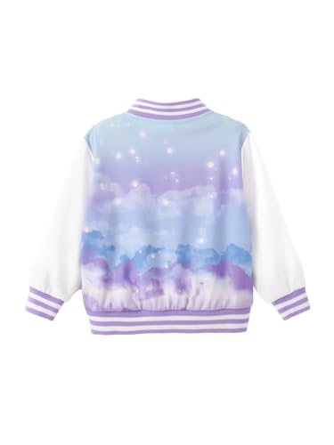 Image of Disney Girl & Boy Varsity Bomber Jacket Fall Sweatshirt Toddler to Big Kid | Officially Licensed Jacket with Mickey, Minnie, Spider-Man, Gwen, Toy Story, Cars, Frozen, Princess, Stitch, Zootopia Designs