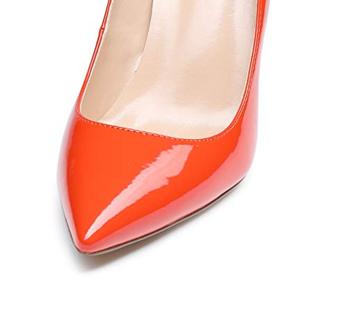 Image of Castamere Womens High Heels Pointed-Toe Slip-on Stilettos Pumps 4Inch Heel Shoes