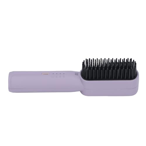 Cepillo alisador de cabello Yinhing 2500mAh púrpura portátil miniatura 3
