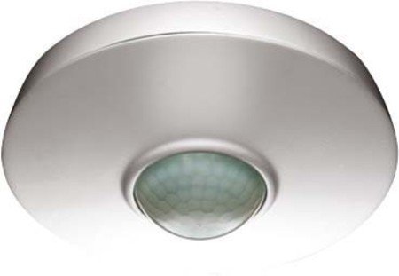 ESYLUX rilevatore di presenza 360 soffitto, RW 8 m, 2 K, PD 360i/8, Bianco, 2473702