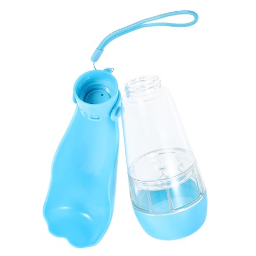 Happyyami Multipurpose Pet Water Bottle Dispenser Food Feeder for Portable and Lightweight for Walking Hiking Travel Safe