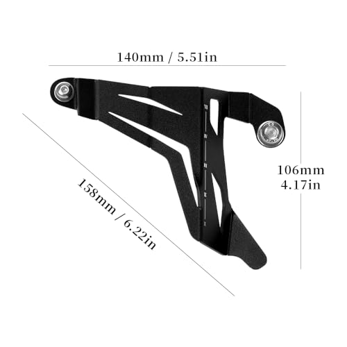 MotHeartCNC Quickshifter Abdeckung aus Aluminium für F900R 2020-2025 F900XR 2020-2025 leichtes Design eloxiert einfache 3-Punkt-Montage f900r f900xr Zubehör (Schwarz)