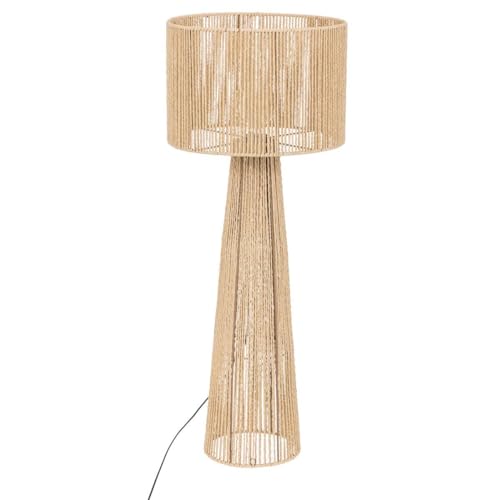 Atmosphera - Lampadaire sur Pied Adria en Papier Tressé, H 97 cm, Style Bohème - Pour Salon, Chambre, Luminaire Décoratif