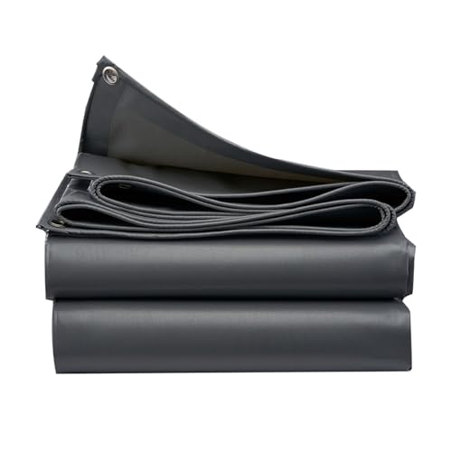Lonas De PVC De Alta Resistencia 550g/m² Gruesas, Impermeables, Bloquean Los Rayos UV Cubierta Protectora para Exterior Industrial, Multi-tamaño(4X6M)