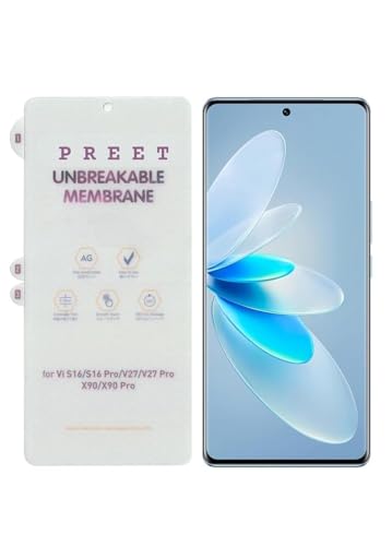 Image of Techsage V29 Matte Unbreakable Screen Protector Hydrogel Membrane Supports Fingerprint Scanner With Edge to Edge Coverage and Easy Installation (Matte)