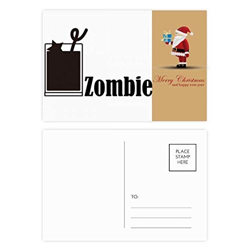 Cartes postales Zombie Cocktail : animez vos invitations de fêtes avec le Zombie Père Noël