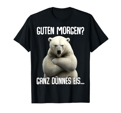 Ganz Dünnes Eis Zum Guten Morgen Morgenmuffel-Sweatshirt