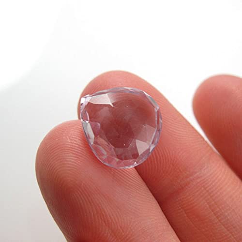 Améthyste rose briolette cœur 15mm de grade A pour création joaillière unique - 2