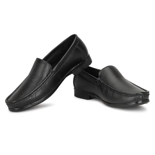 Image of Leatherful Real Leather Loafer Shoes BRLF010| Full Grain Leather | Office | Party | Smart Casual Loafer
