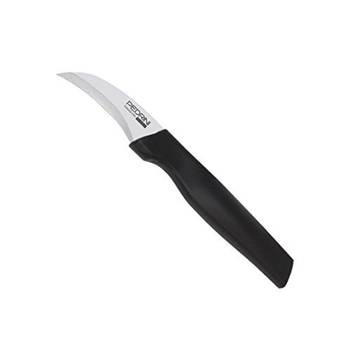 Pedrini 279.42 Coltello Spelucchino, Acciaio Inossidabile, Nero, 20 x 8 x 1 cm