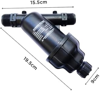 WaterLabs 121Y Water Tank Filter | BIS Certified | Screen Filter | 90 Micron | with Cleaning Brush and Teflon Tape | 1 Year Warranty | Sediment Filter for Home