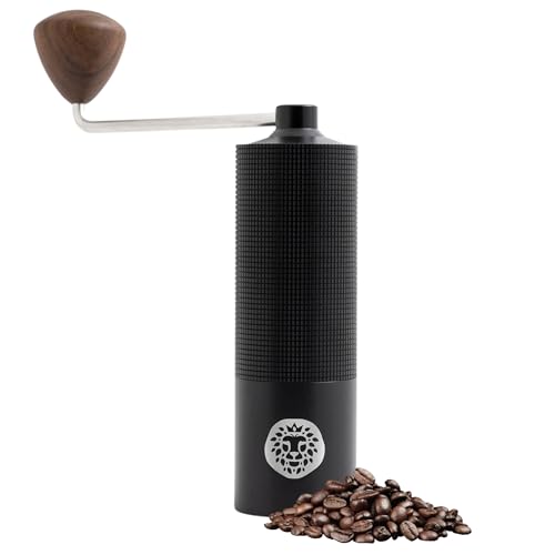 Premium Kaffeemühle manuell mit präziser Mahlgradeinstellung - Coffee Grinder mit Edelstahl Mahlwerk