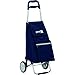 Gimi Argo Carrello Portaspesa, Poliestere, Blu, 37x33x95.5 cm