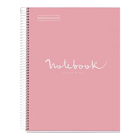 Miquelrius A4 Emotions Notebook Pink Cover