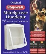 Staywell 740 Dog Door for Medium Dogs, White