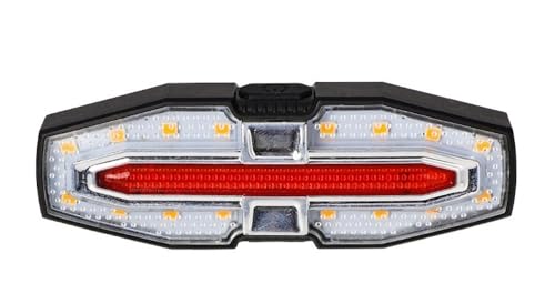 Luz trasera bicicleta indicadora de dirección con mando inalámbrico y luces de parada LED