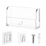 Advokingtap Wandhalterung aus Acryl für Fernbedienungen Stabil(Transparent)