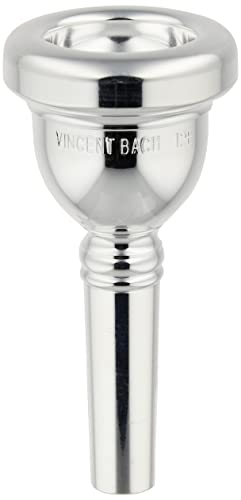 Bach 35012E Small Shank Tenor Trombone Mouthpiece, Silver Plated, 12E Cup Very Shallow #TOP27