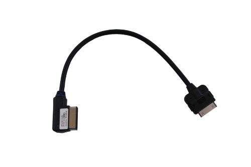 Audi 4F0051510K - Adaptador de Coche para Apple iPod, Color Negro