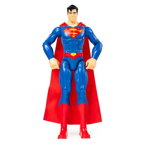 DC Comics - Superman Figura 30 Cm | Muñecos Superheroes Superman Que Esta Articulada Y Es Coleccionable | Juguete Niño 3 Años O Más | Regalo Niño 3 Años O Más con Estos Superheroes Marvel