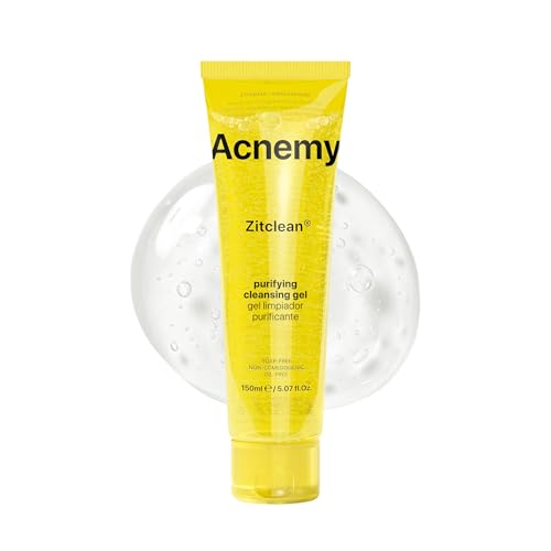 ACNEMY ZITCLEAN® - Gel Facial Limpieza Activa, 150ml – para Pieles Grasas y Mixtas con Tendencia Acneica, Purificante, Exfoliación Suave